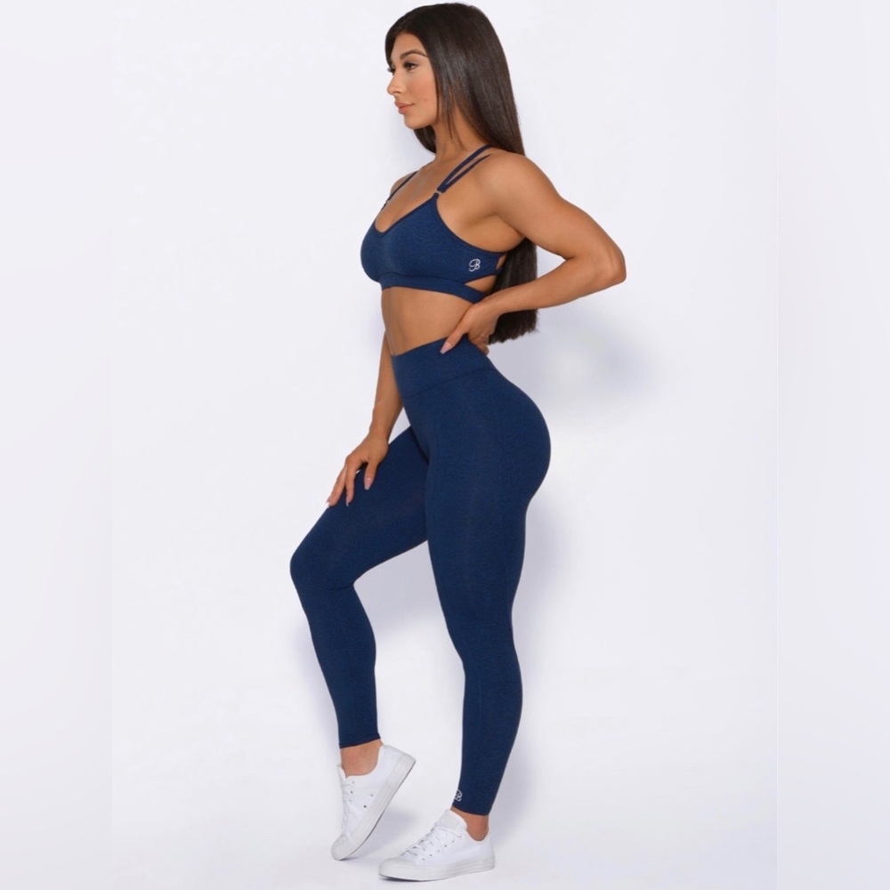 Sapphire blue set, Peach booty leggings and Diamond spirts bra